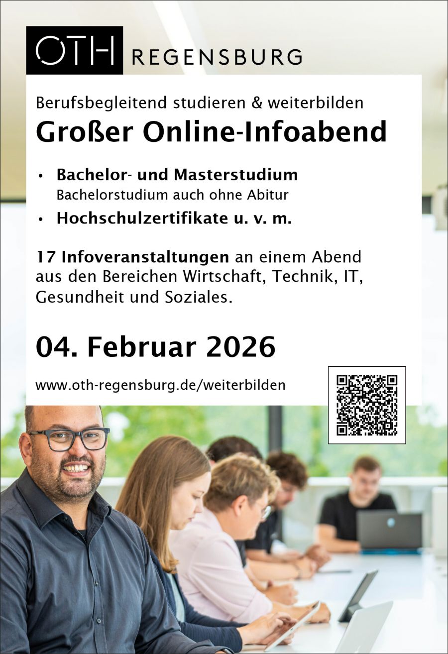 Großer Infoabend der OTH am 04.02.2026
