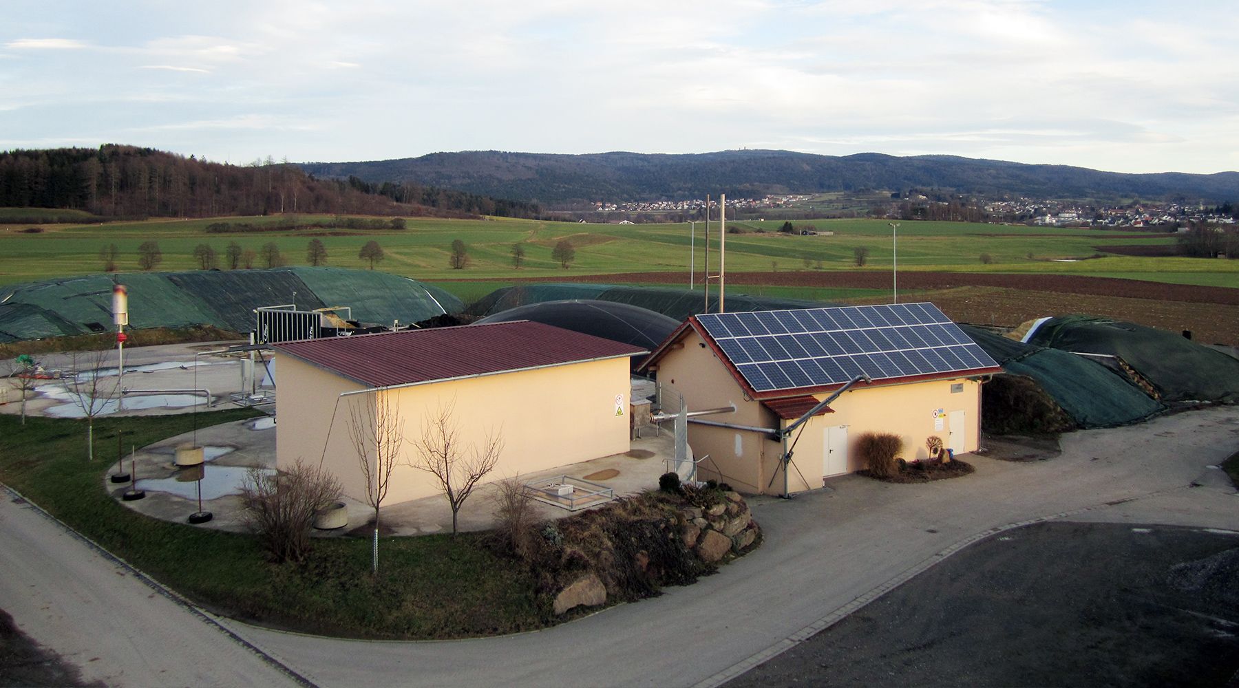 Biogasanlage des Bioenergiedorfes Schäferei