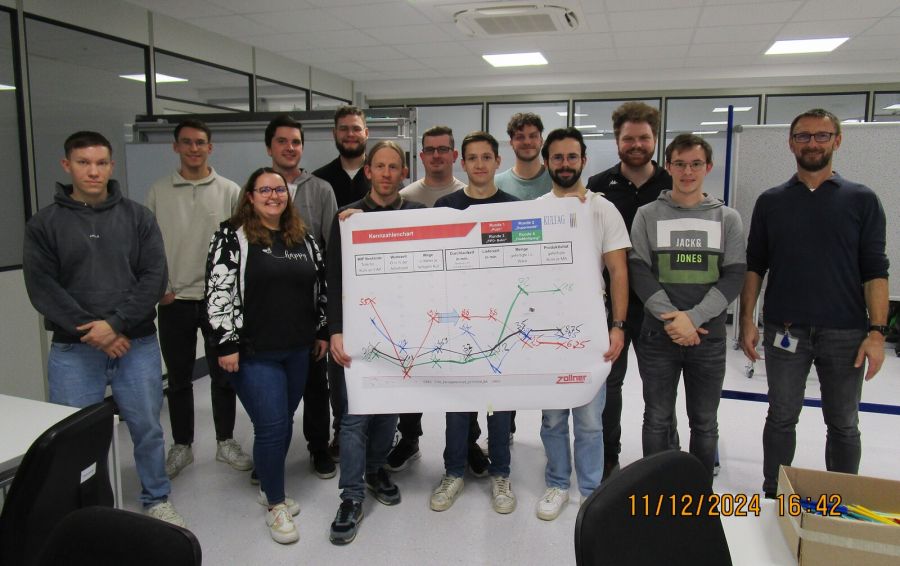 Techniker bekommen ihre Lean-Zertifikate