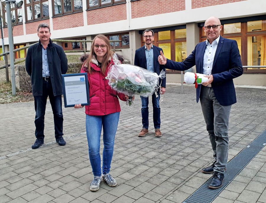 Hohe Auszeichnung für Zerspanungs­mechanikerin