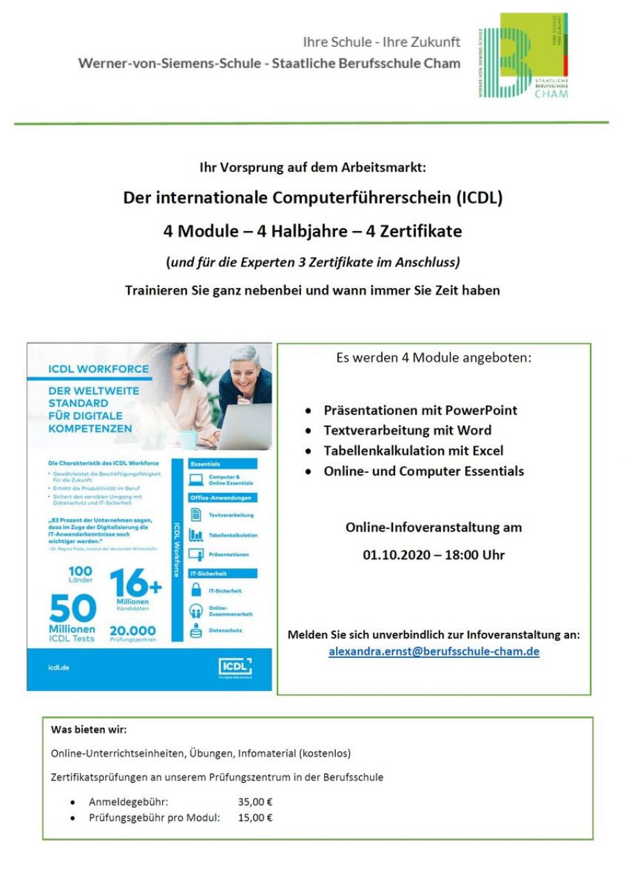 ICDL - Ein Führerschein nicht nur für kaufmännische Azubis!