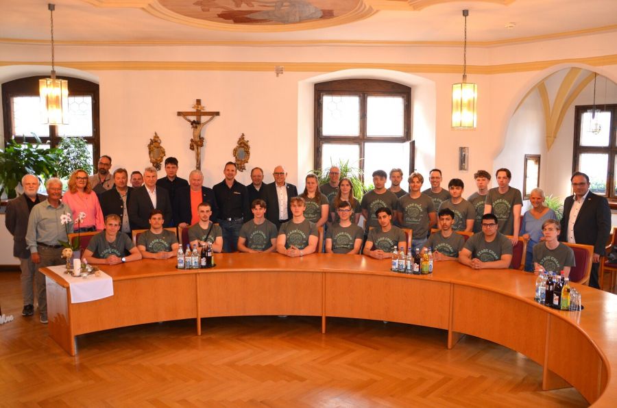 Besuch von Schülern aus Belgien